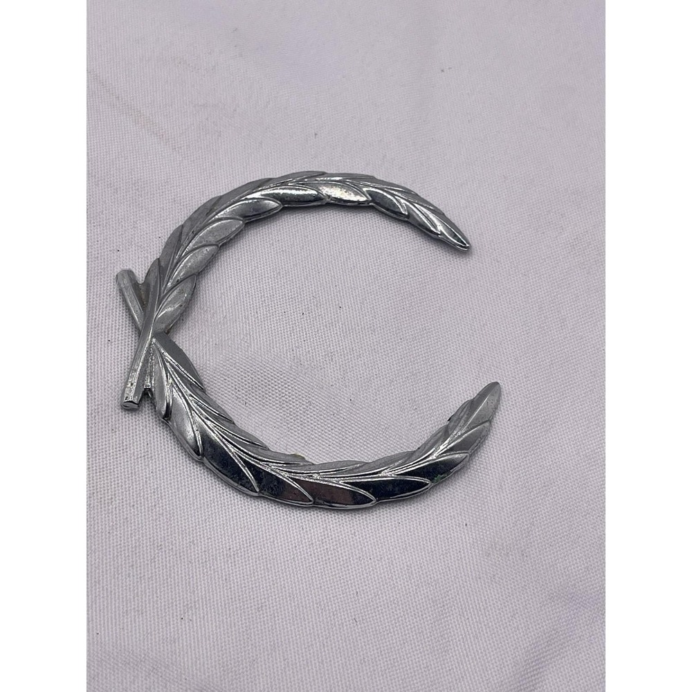 Cadillac Chrome Metal Wreath Emblem‎ Badge Logo OEM